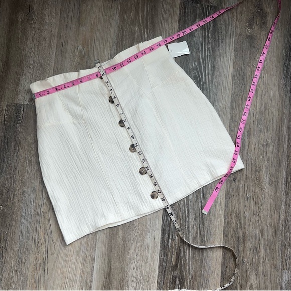 NWT Topshop button front mini skirt - Picture 3 of 7